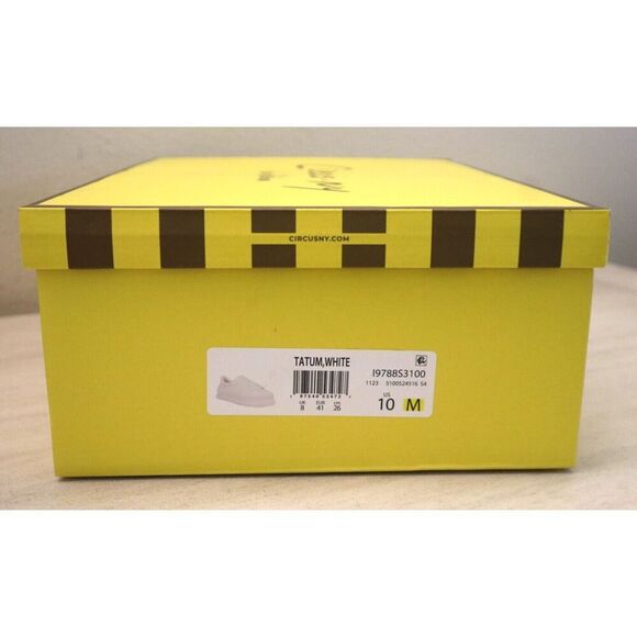 Circus NY x Sam Edelman Women's Sz 10M White Tatum Wavy-Ribbed Flatform Shoes - Picture 14 of 14